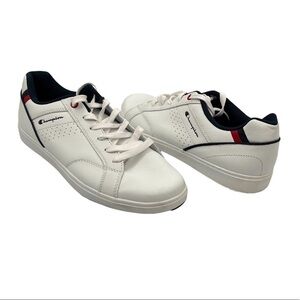 Champion White Tennis Shoe Lace Up Sneakers Size 8 Men's